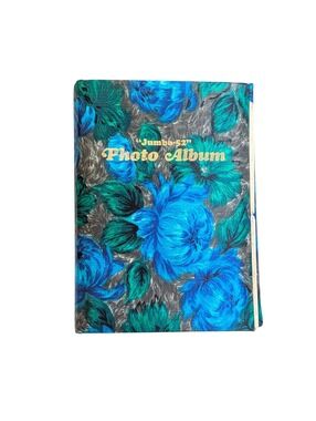 Mod Vintage Photo Album with Colorful Floral Cover - Jumbo 52